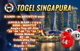PREDIKSI TOGEL SINGAPURA KAMIS 20 AGUSTUS 2020